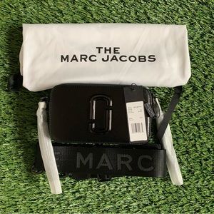 Marc Jacobs The Snapshot Bag Tote Black on Black